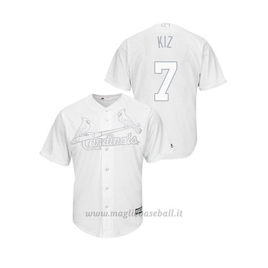 Maglia Baseball Uomo St. Louis Cardinals Andrew Knizner 2019 Players Weekend Replica Bianco